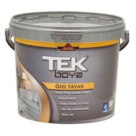 Tek 10 KG Plastik Beyaz Tavan Boyası