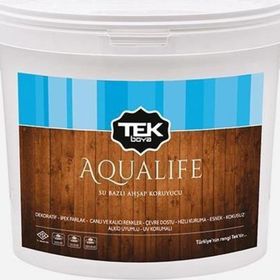 TEK BOYA Aqualife Antik Ceviz 0,75 lt Su Bazlı Ahşap Koruyucu