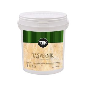 TEK BOYA Renksiz 2.5 lt Tek Su Bazlı Taş Vernik