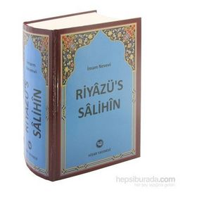 TEK CILT - RİYAZ'ÜS-SALIHIN TERCÜME VE ŞERHİ / (CILTLI ŞAMUHA KAĞIT) - İMAM NEVEVI