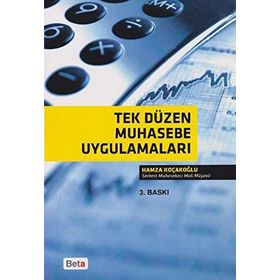 TEK DÜZEN MUHASEBE UYGULAMALARI - GENEL