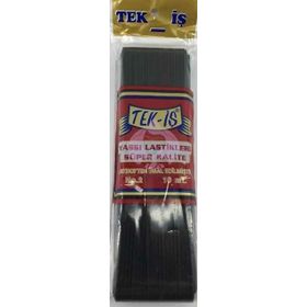 Tek-İş 10 m No 2 Siyah Yassı Lastik