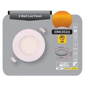 Tek-İş 10 W Beyaz Tekli Sıva Altı Gömme LED Spot