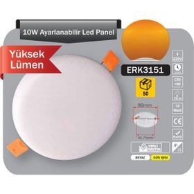 Tek-İş 10 W Beyaz Tekli Sıva Altı Gömme LED Spot