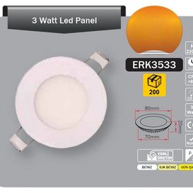 Tek-İş 10 W Günışığı Beyaz Kasa Tekli Sıva Altı Gömme LED Spot