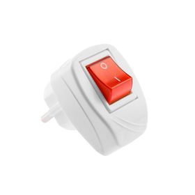 Tek-İş 524098 Beyaz Topraklı Anahtarlı Erkek Fiş