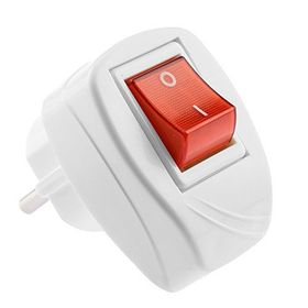 Tek-İş 524098 Beyaz Topraklı Anahtarlı Erkek Fiş
