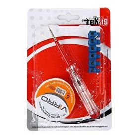 Tek-İş Elektrik Kontrol Kalemi İzolasyon Bandı Klamens Set