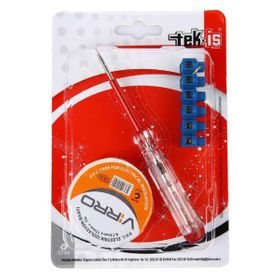 Tek-İş Elektrik Kontrol Kalemi İzolasyon Bandı Klamens Set