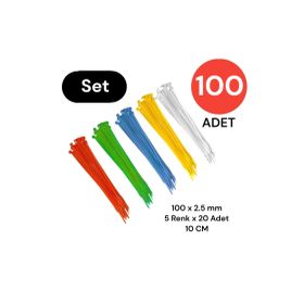 Tek-İş Kablo Bağı Cırt Kelepçe Set