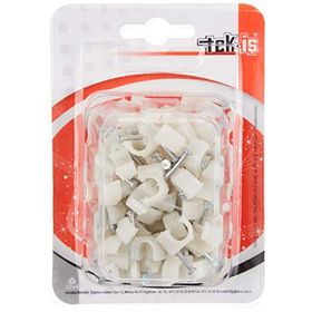 Tek-İş No 3 100 Adet Beton Çivili Kablo Tutucu Kroşe