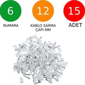 Tek-İş No:6 15 Adet Çivili Kroşe