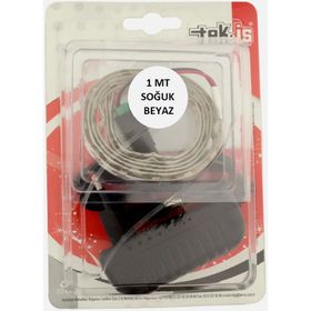 Tek-İş Şerit Led Extra 1 mt Beyaz Dış Mekan Trafolu Set Soğuk