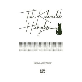 Tek Kelimelik Hikayeler - Yunus Emre Vural