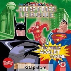 Tek Kişilik Adalet Takımı Çıkartma Hediyeli - Justice League