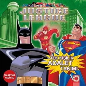 Tek Kişilik Adalet Takımı Çıkartma Hediyeli - Justice League