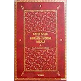 TEK KITAP KUR'AN- I KERIM MEALI SATIR ARASI KELIME KELIME - ABDÜLVEHHAB ÖZTÜRK (ISBN:9789757954276)