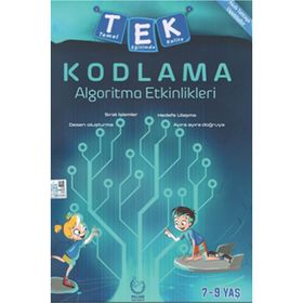 Tek Kodlama Algoritma Etkinlikleri 7-9 Yaş-Palme Yayınları