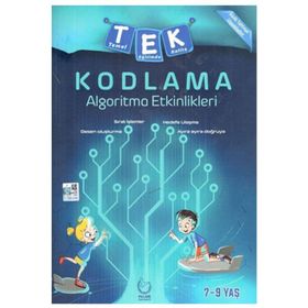 Tek Kodlama Algoritma Etkinlikleri 7-9 Yaş-Palme Yayınları