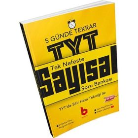 Tek Nefeste TYT Tekrar Sayısal Soru Bankası Basamak Yayınları