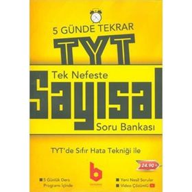 Tek Nefeste TYT Tekrar Sayısal Soru Bankası Basamak Yayınları