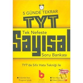 Tek Nefeste TYT Tekrar Sayısal Soru Bankası Basamak Yayınları