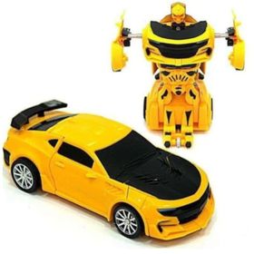 Tek Tuşla Robota Dönüşen Bumblebee Çek Bırak Oyuncak Araba