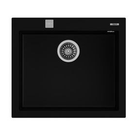 Teka 115230005 Forsquare 50.40 TG Black Tegranite Eviye
