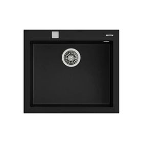 Teka 115230005 Siyah Forsquare 50.40 TG Tek Gözlü Damlalıksız Granit Eviye