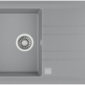 Teka 115330021 Stone 50 B-TG Tek Hazneli Metalik Gri Tegranite Eviye