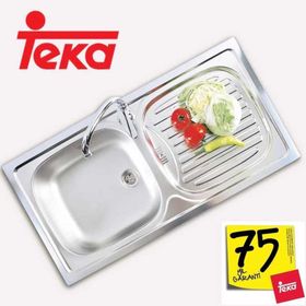 Teka 40132027 Ebm 45 Paslanmaz Çelik Sağ Eviye