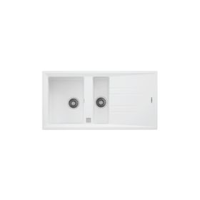 Teka 60 B-TG Stone Beyaz Granit Eviye