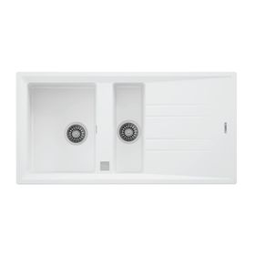 Teka 60 B-TG Stone Beyaz Granit Eviye