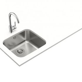 Teka Be Linea 45.40 Paslanmaz Çelik Tek Göz Tezgah Altı Eviye