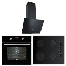 Teka Chef 5 HAK 625 BK - GBE 64002 KBC - ATV 60 Siyah 3'lü Ankastre Set