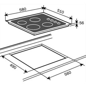 Teka Chef 8 HAK 627 WH - GBC 64002 WH - TVT 60 1 Beyaz 3'lü Ankastre Set