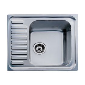 Teka Classic 1B Gri Paslanmaz Çelik Sol Eviye