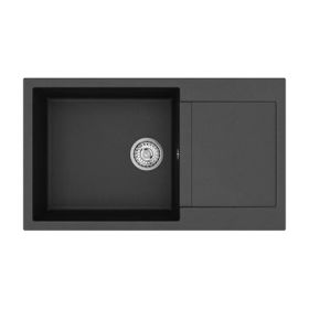 Teka Clivo 60 B-TQ 1B 1D Onyx Black Granit Eviye