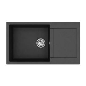 Teka Clivo 60 B-TQ 1B 1D Onyx Black Granit Eviye