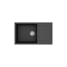 Teka Clivo 60 B-TQ 1B 1D Onyx Black Granit Eviye