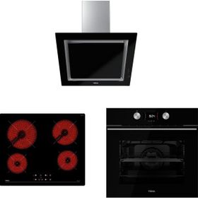 Teka DLV 68660 BK TOS - TB 6415 - HLB 8400 BK Siyah 3'lü Ankastre Set