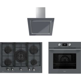 Teka DLV 68660 ST TOS - GZC 75330XBC - HLB 8600 ST Gri 3'lü Ankastre Set