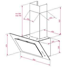 Teka DVT 98660 112930043 Duvar Tipi Davlumbaz