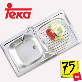 Teka EBM 45 Sağ Damlalıklı Paslanmaz Çelik Eviye