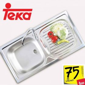 Teka Ebm 45 Sağ Paslanmaz Çelik Mutfak Eviyesi
