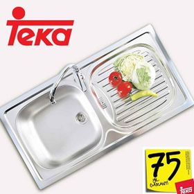 Teka Ebm 45 Sol Paslanmaz Çelik Mutfak Eviyesi