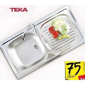 Teka Ebm 45 Sol Paslanmaz Çelik Mutfak Eviyesi