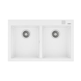 Teka Forsquare 2B 790 TG Auto Artıc Whıte Granit Evye