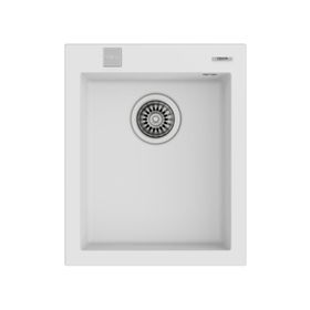 Teka Forsquare 34.40 TG Tezgah Üstü Beyaz Granit Evye