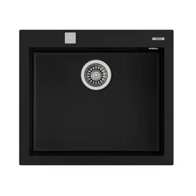 Teka Forsquare 50.40 Tek Hazneli Tegranite Siyah Eviye